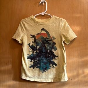 4T yellow dinosaur shirt, old navy